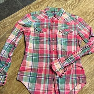 Polo Ralph Lauren workmen button down shirt pink size 4 - perfect conditions